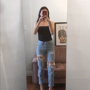 Levi’s wedgie jeans.